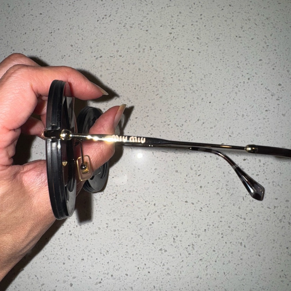 Miu Miu Black Heart Sunglasses - Picture 5 of 7